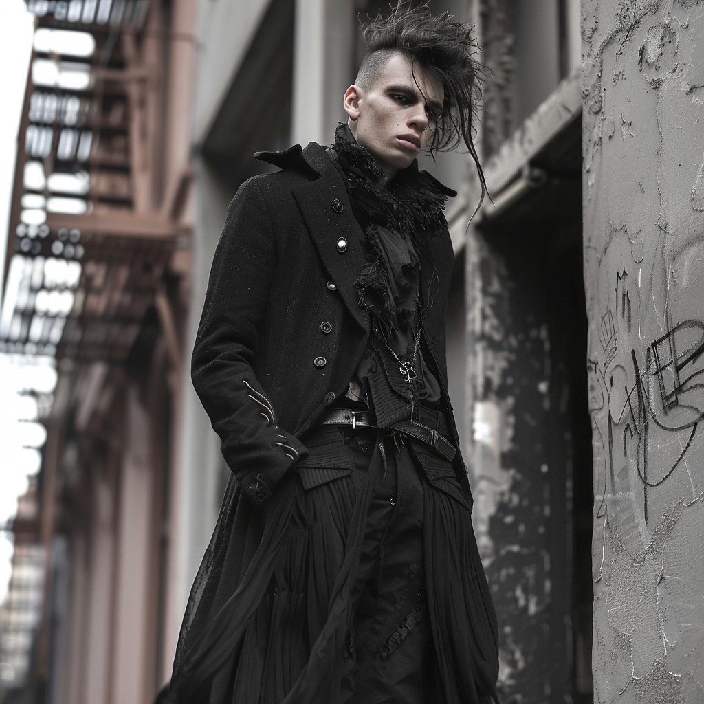 Cool Gothic fashion inspiration for men